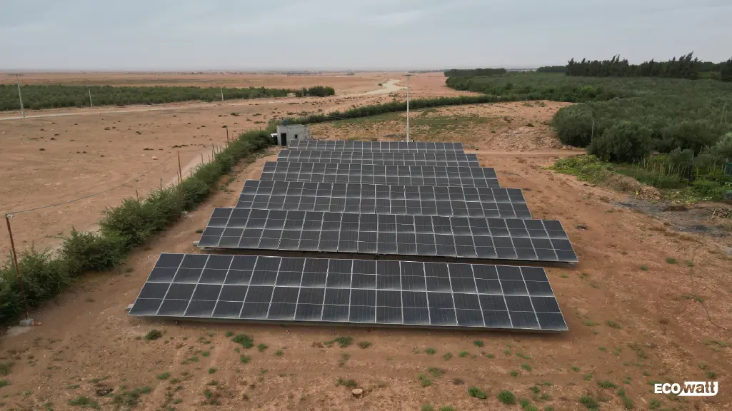 Installation solaire de 154,7 kWc pour une exploitation agricole à Marrakech